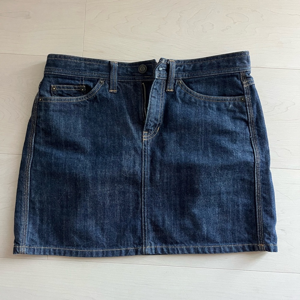 GAP Blue Mini Pencil Skirt Casual